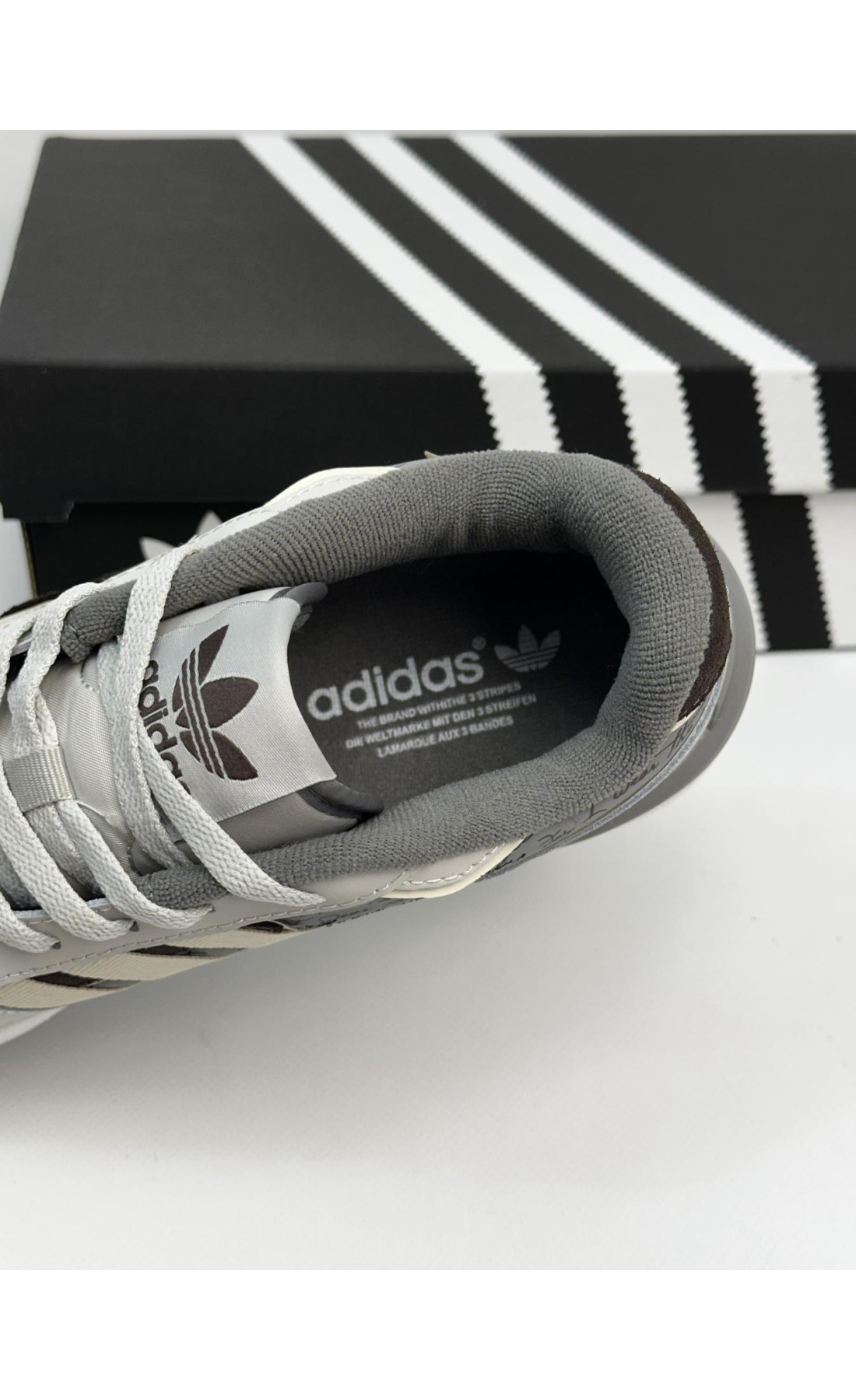 Чоловічі кросівки  Кросівки adidas forum exhibit low . (gray) (773-7)