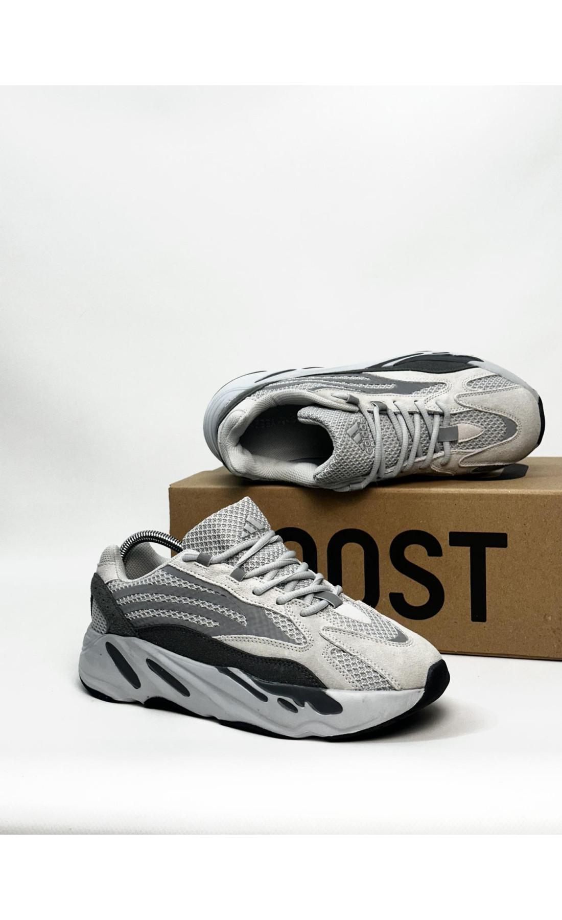 Чоловічі кросівки  Adidas yeezy boost v (gray) (2788-6)