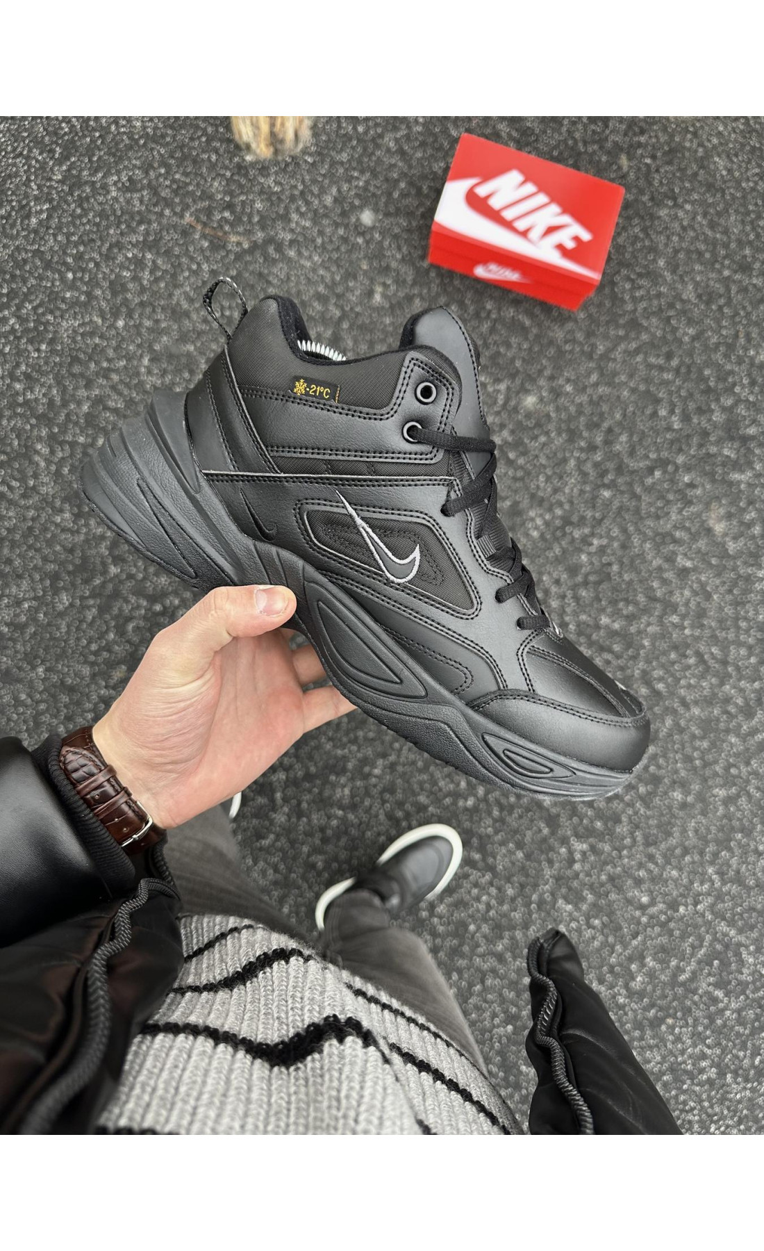 Чоловічі кросівки  Зимові кросівки nike air mk tecno (2640-1)