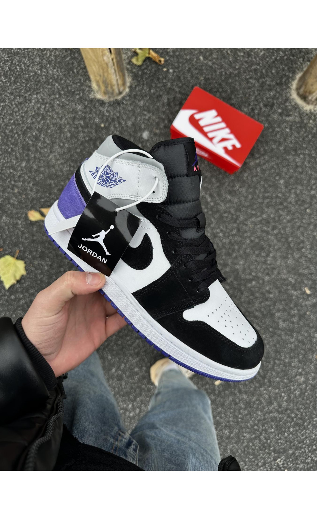 Чоловічі кросівки  Зимові кросівки nike air jordan retro , топ якість (53-5)