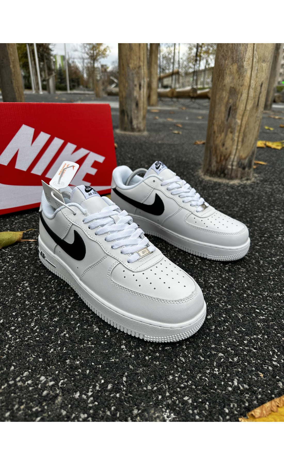 Чоловічі кросівки  Зимові кросівки nike air force, топ якість (low) (50-3)