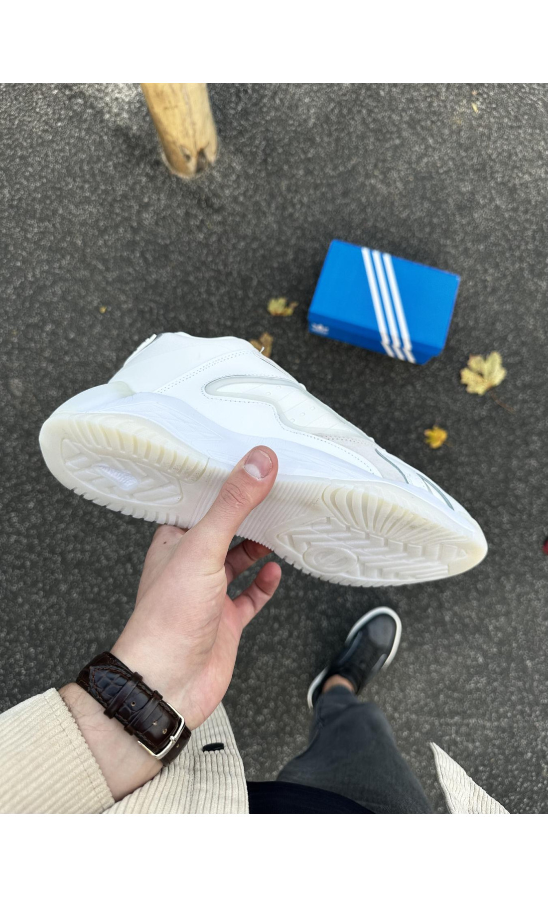 Чоловічі кросівки  Кросівки adidas streetball - (white & gray) (382-8)