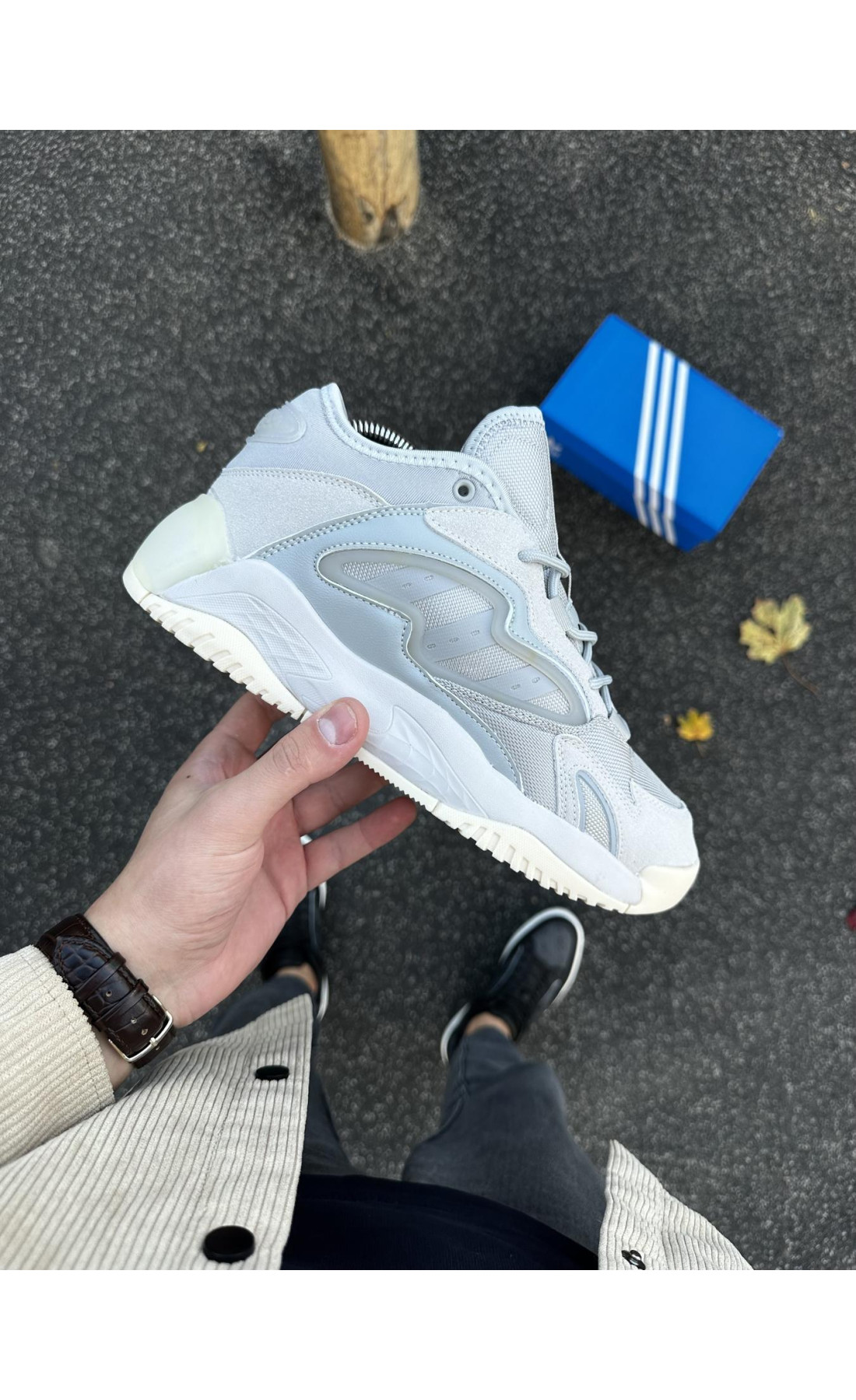 Чоловічі кросівки  Кросівки adidas streetball - (світло сірі) (252-10)