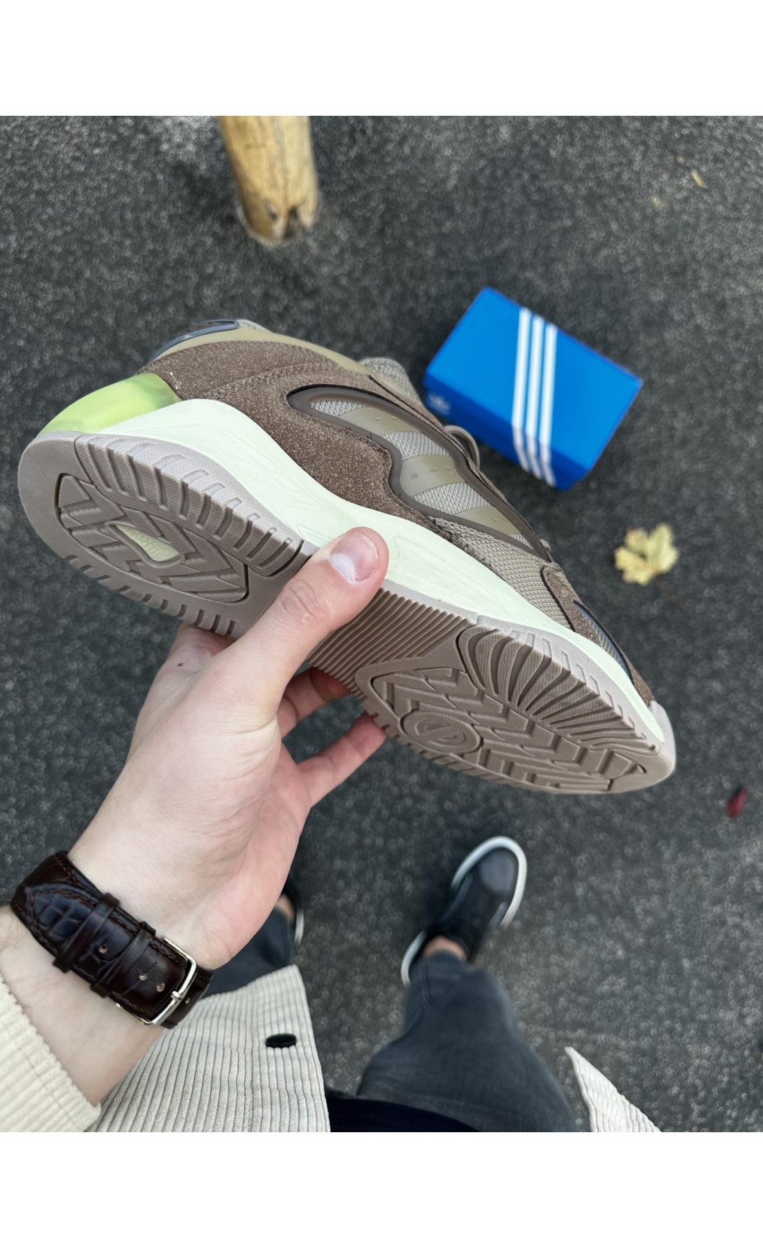 Чоловічі кросівки  Кросівки adidas streetball - (brown) (252-9)