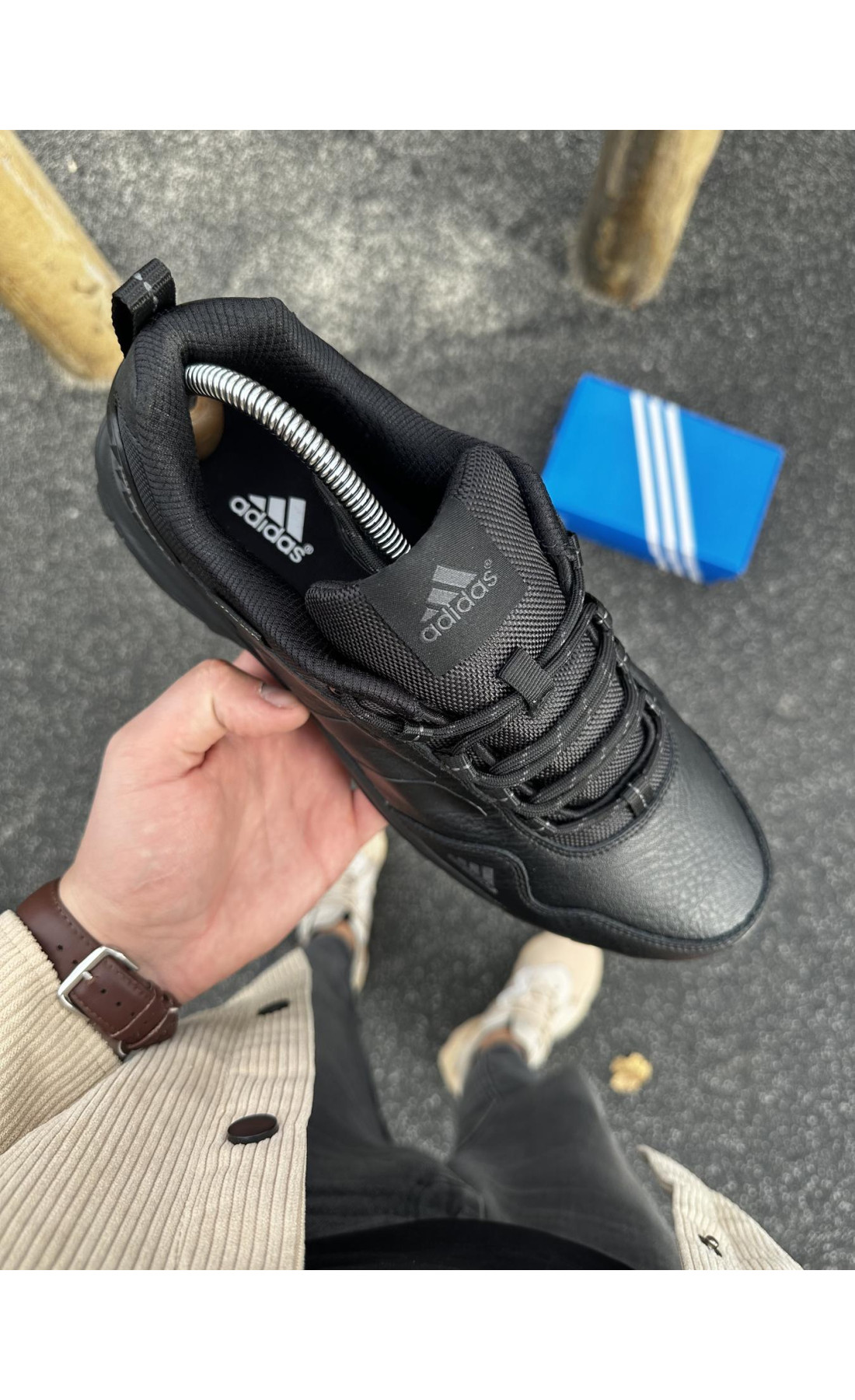 Чоловічі кросівки  Кросівки adidas terrex gore-tex (шкіряні) (3065-1)