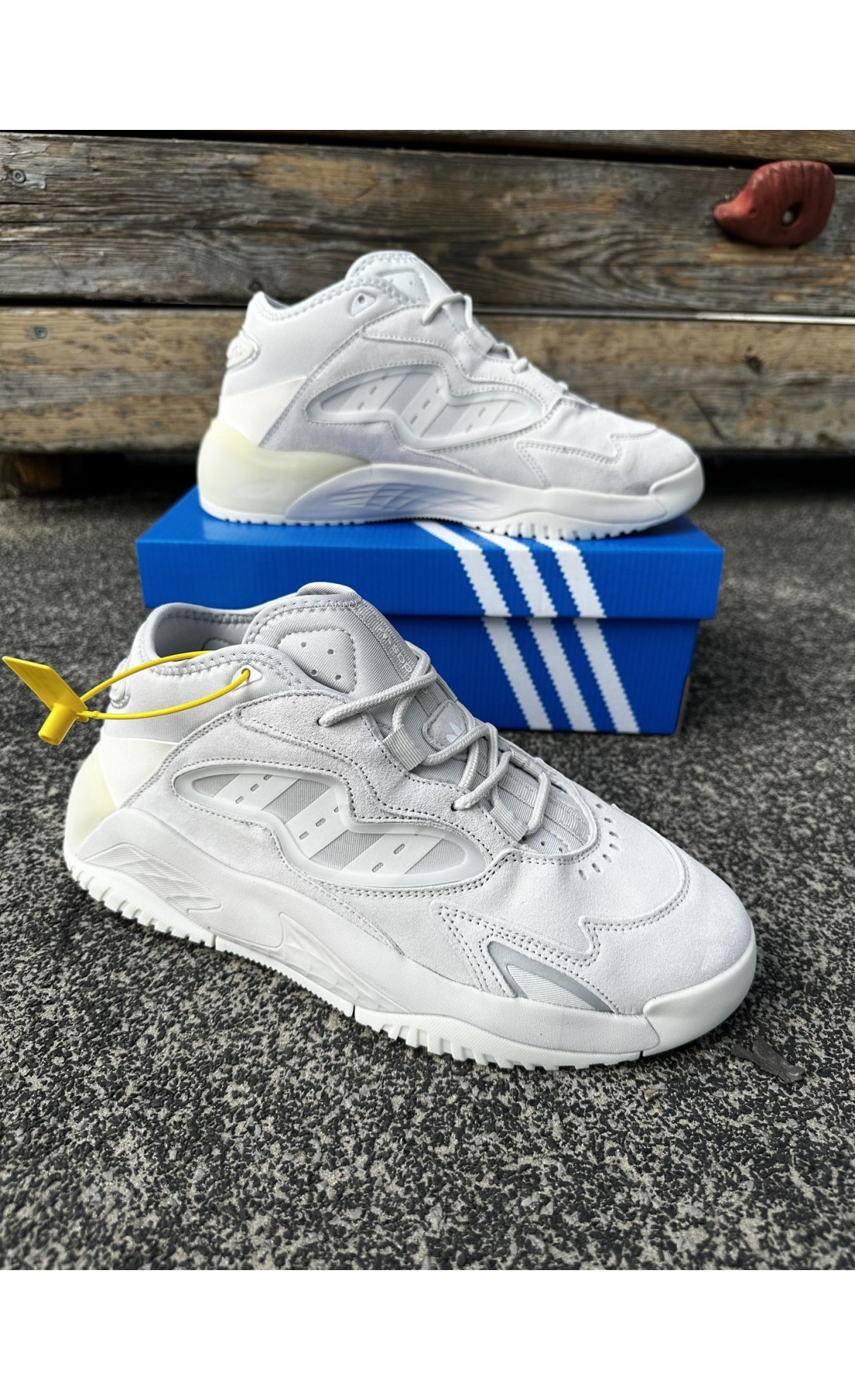 Чоловічі кросівки  Кросівки adidas streetball - (light gray) (3055-4)