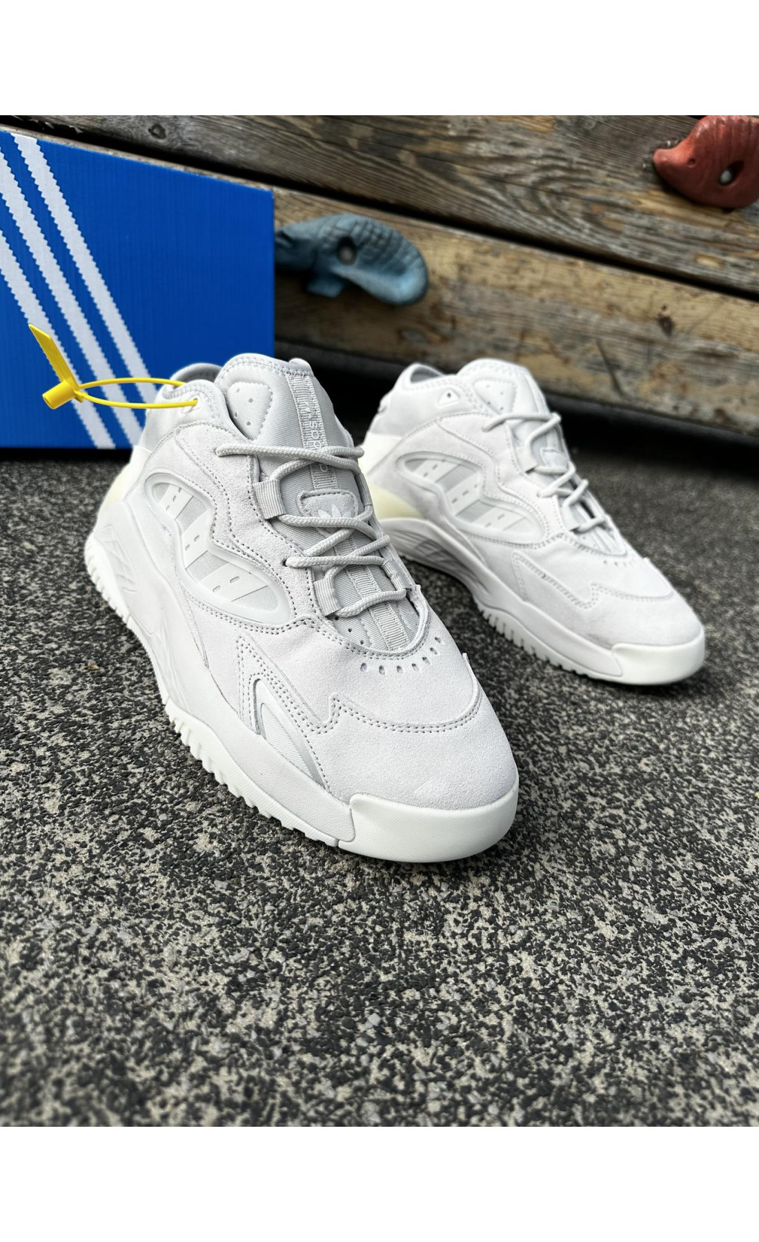 Чоловічі кросівки  Кросівки adidas streetball - (light gray) (3055-4)