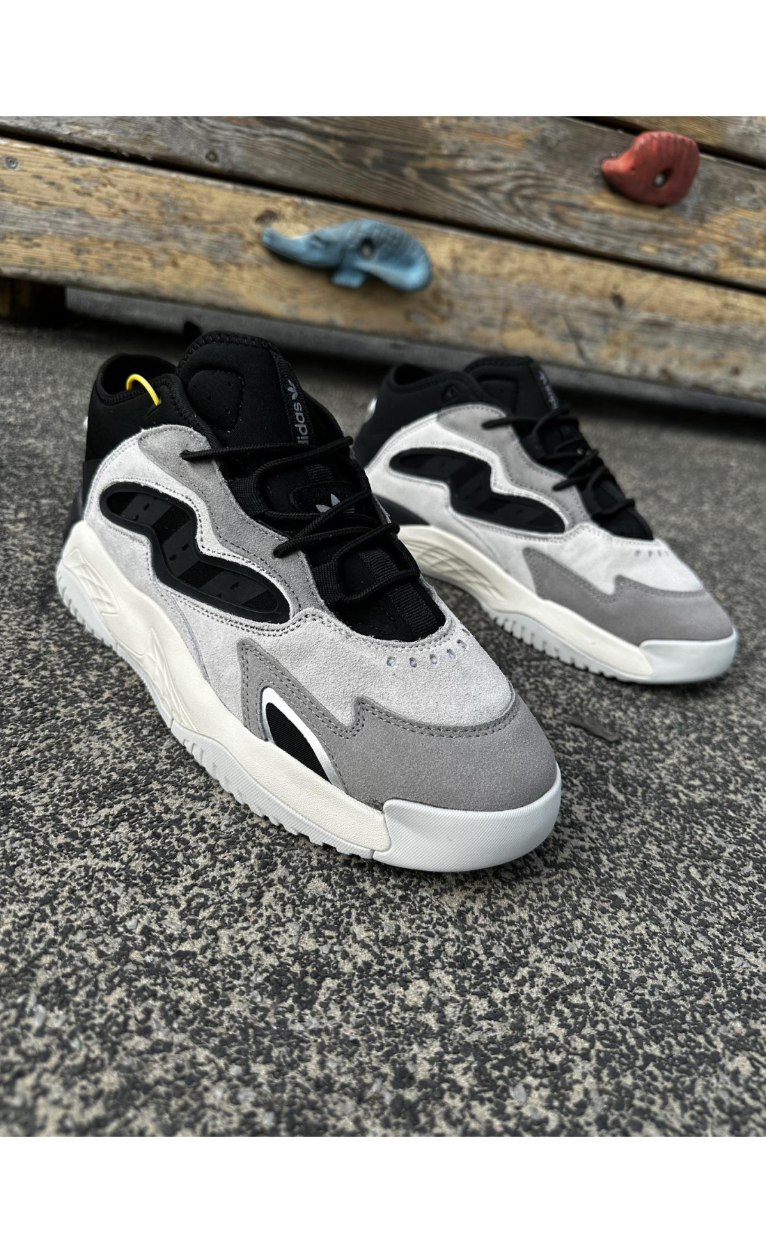 Чоловічі кросівки  Кросівки adidas streetball - (black / gray) (3055-2)