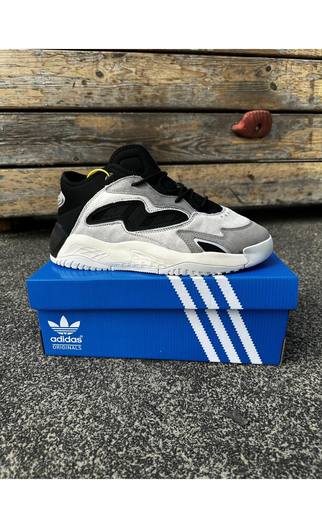 Чоловічі кросівки  Кросівки adidas streetball - (black / gray) (3055-2)
