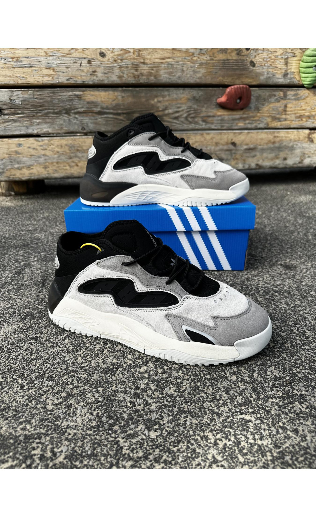 Чоловічі кросівки  Кросівки adidas streetball - (black / gray) (3055-2)