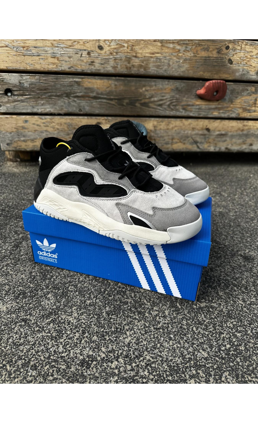 Чоловічі кросівки  Кросівки adidas streetball - (black / gray) (3055-2)