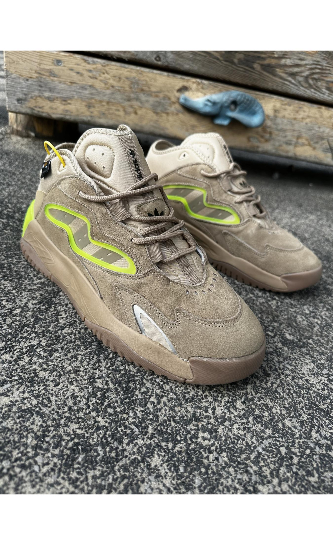 Чоловічі кросівки  Кросівки adidas streetball - (camel) (3055-6)
