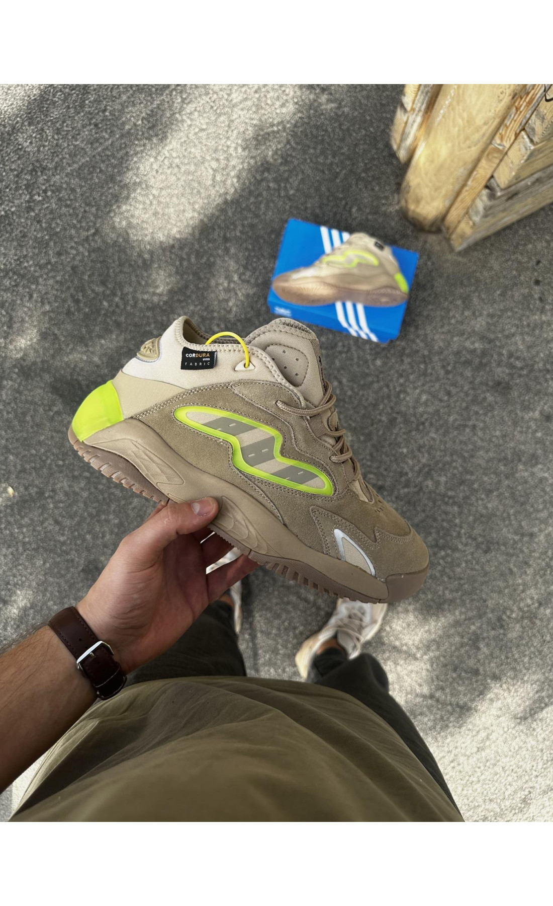 Чоловічі кросівки  Кросівки adidas streetball - (camel) (3055-6)