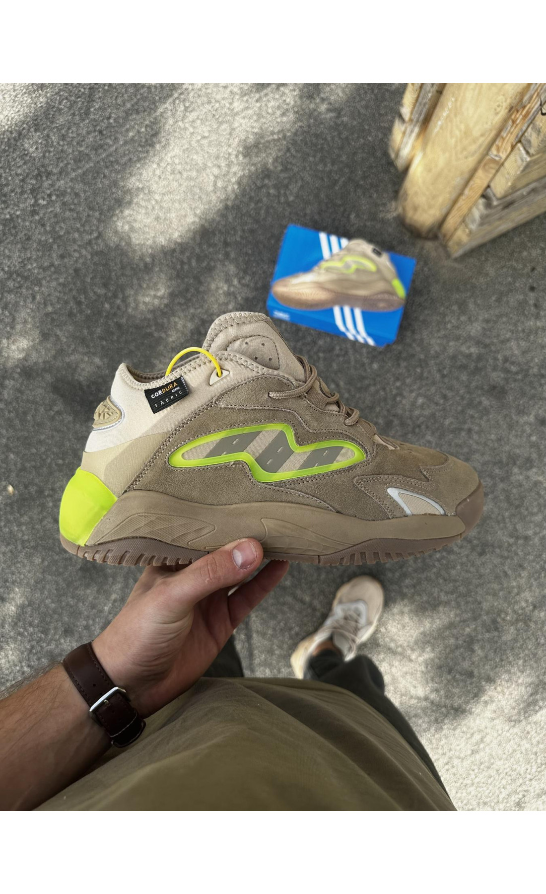 Чоловічі кросівки  Кросівки adidas streetball - (camel) (3055-6)