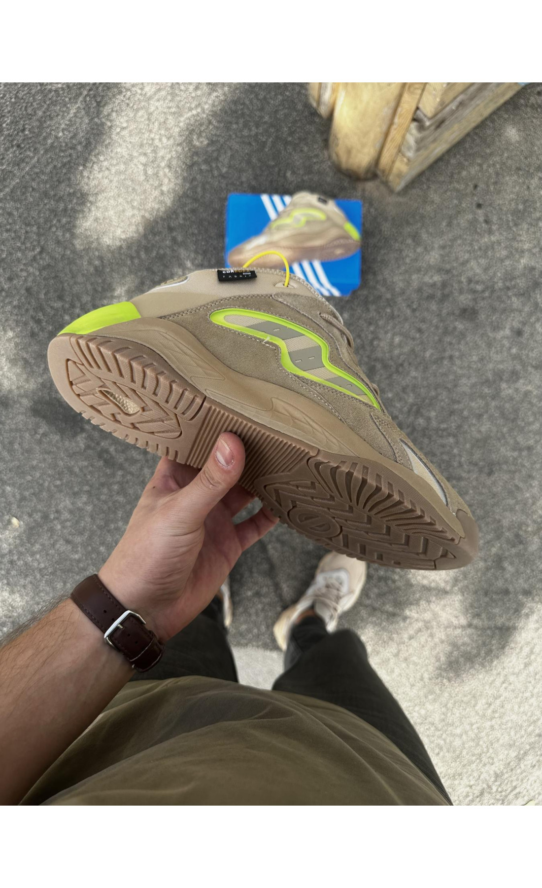 Чоловічі кросівки  Кросівки adidas streetball - (camel) (3055-6)