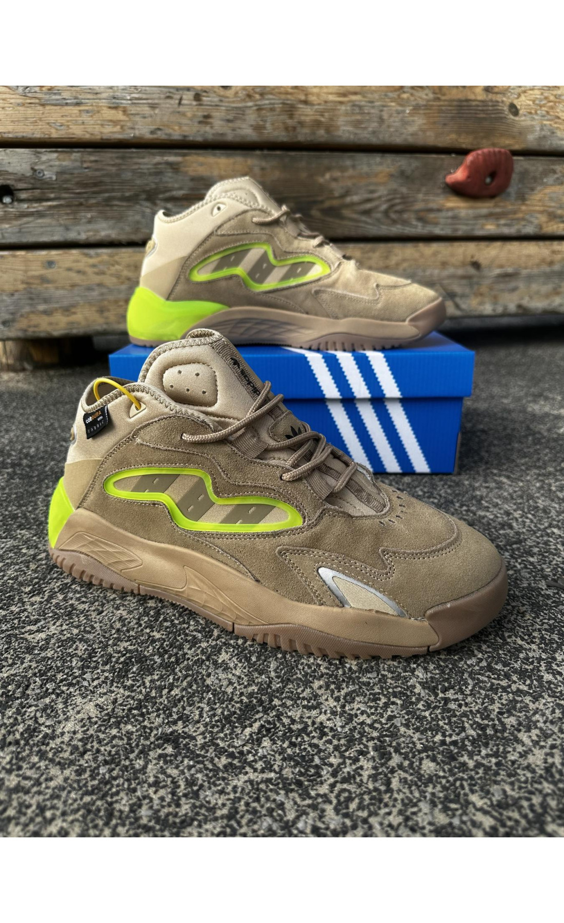Чоловічі кросівки  Кросівки adidas streetball - (camel) (3055-6)