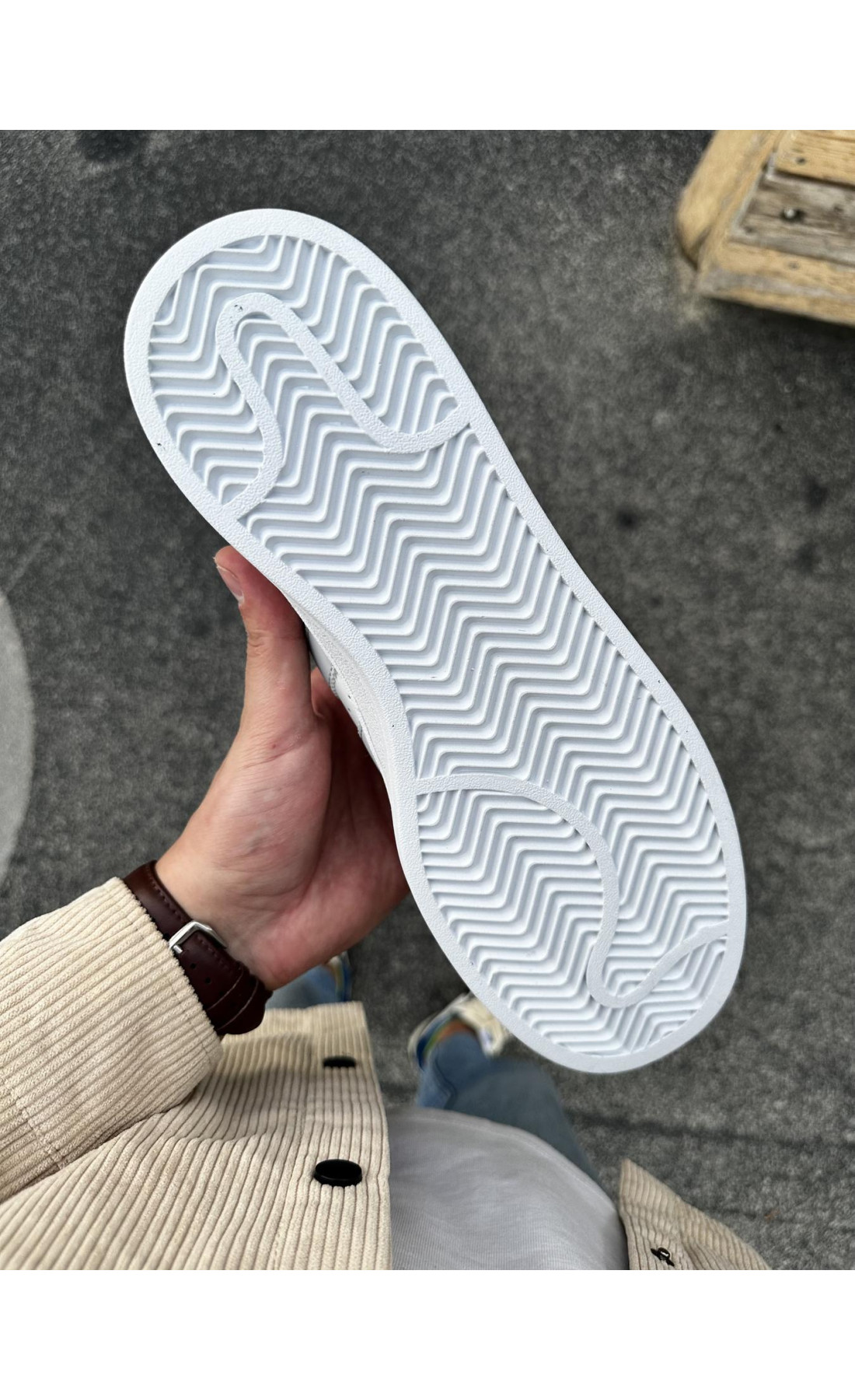 Чоловічі кросівки  Кросівки adidas campus (white, шкіра) (0815-17)