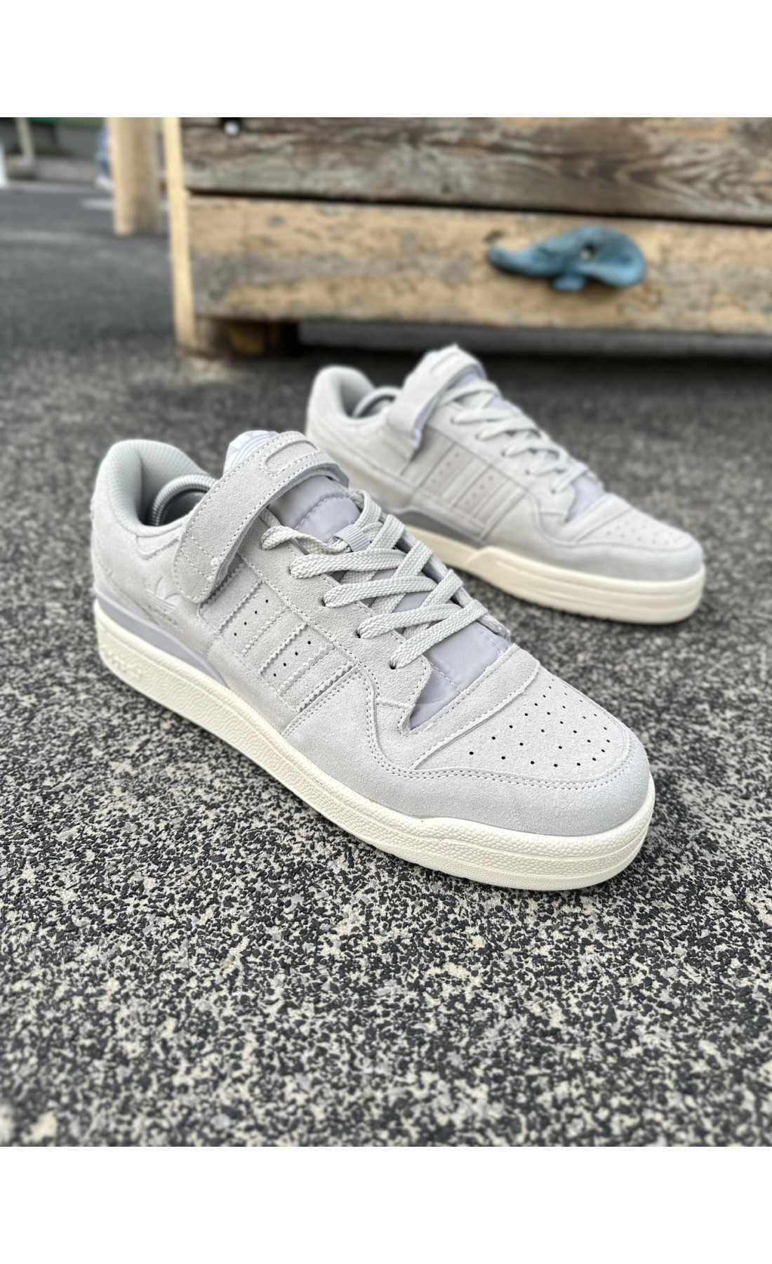 Чоловічі кросівки  Кросівки adidas forum low (gray) (316-1)