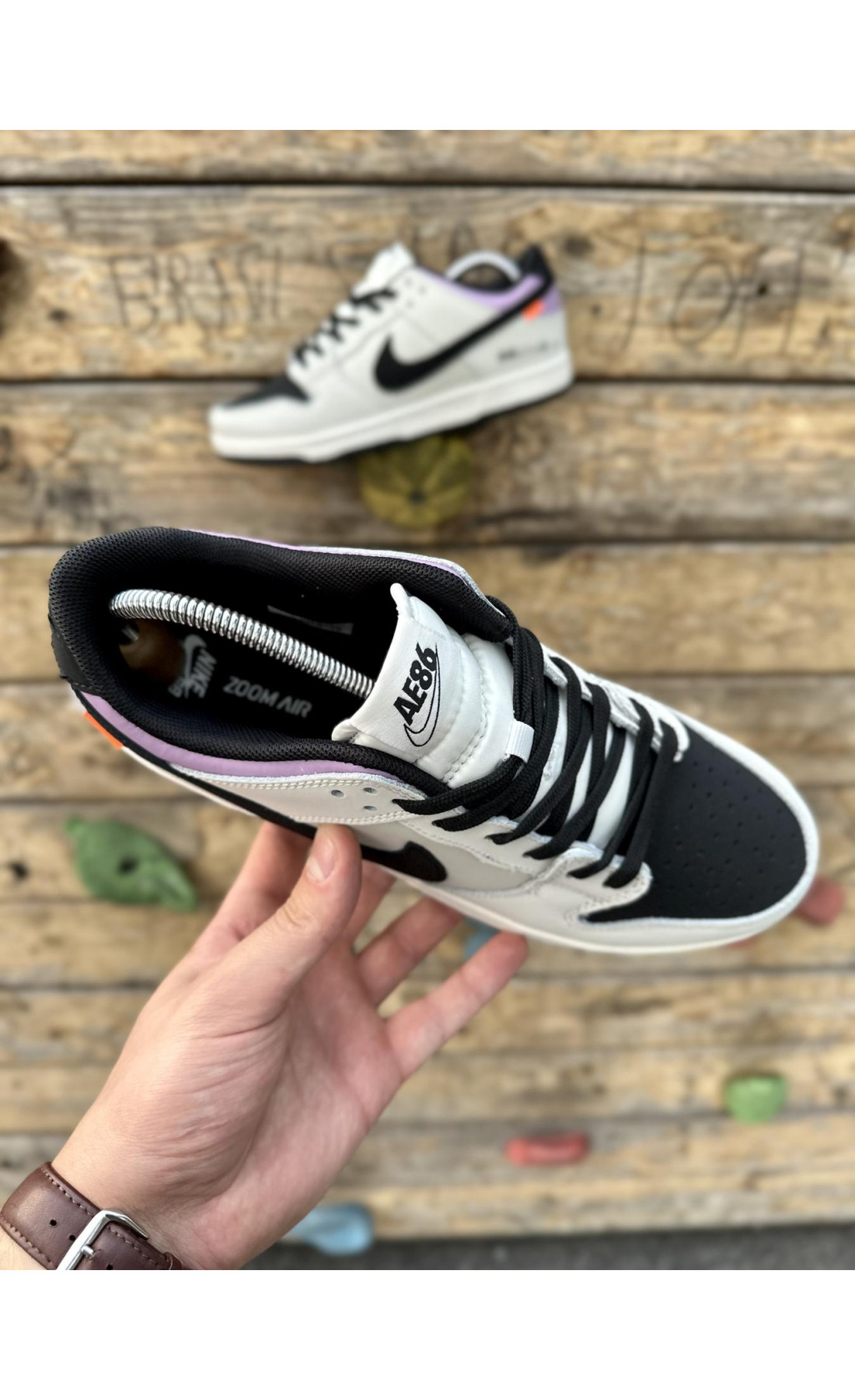 Чоловічі кросівки  Кросівки nike sb dunk (gray & black) (458-32)