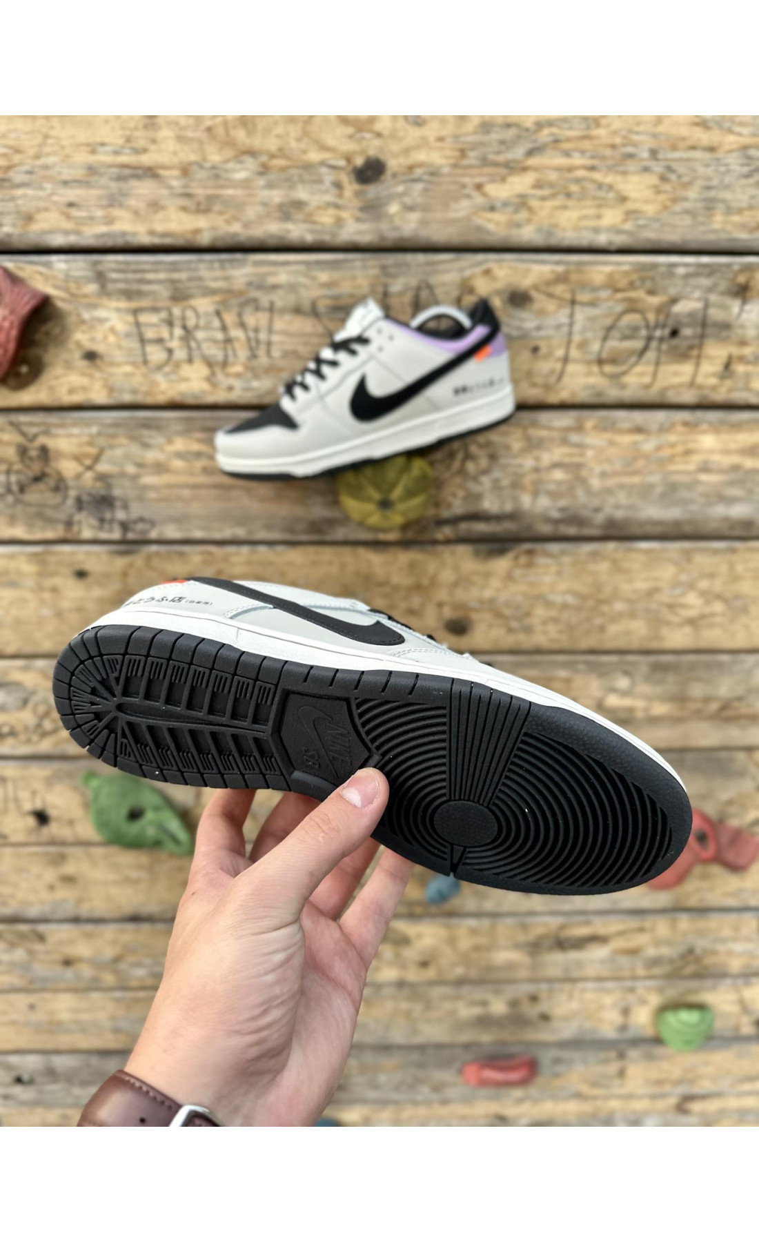 Чоловічі кросівки  Кросівки nike sb dunk (gray & black) (458-32)