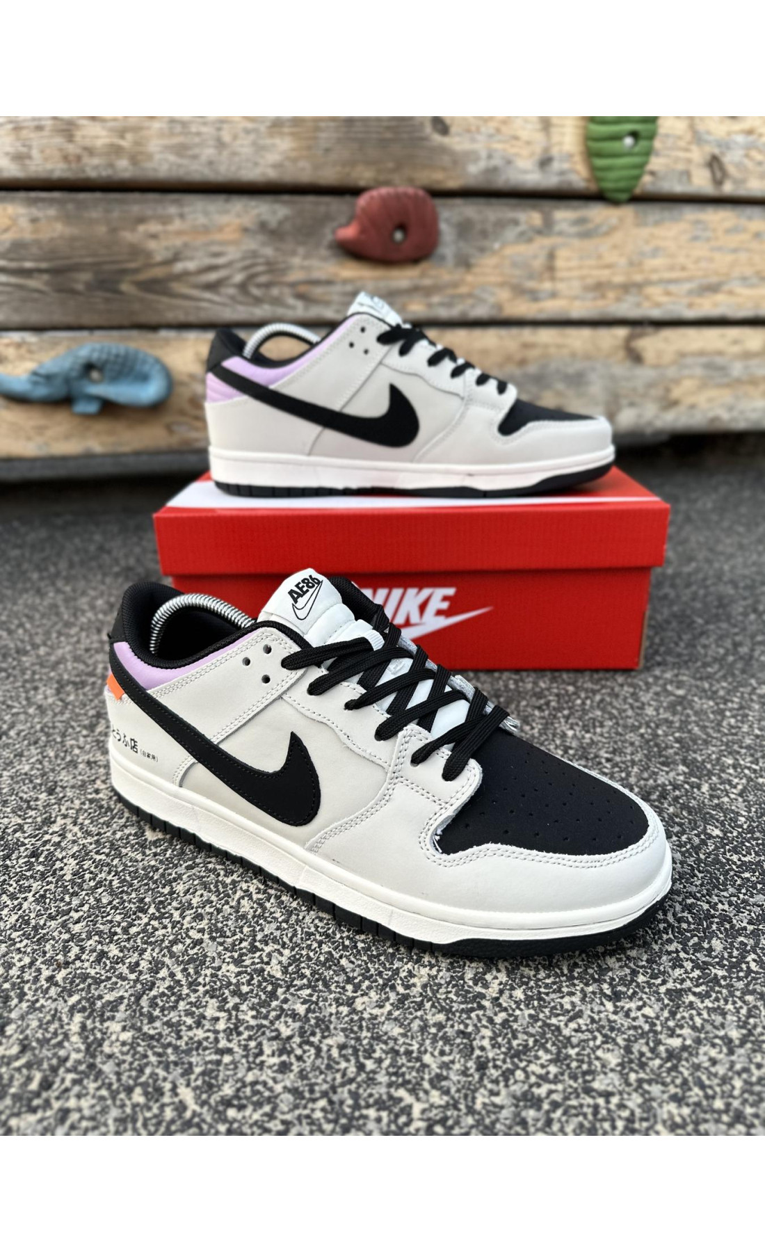 Чоловічі кросівки  Кросівки nike sb dunk (gray & black) (458-32)