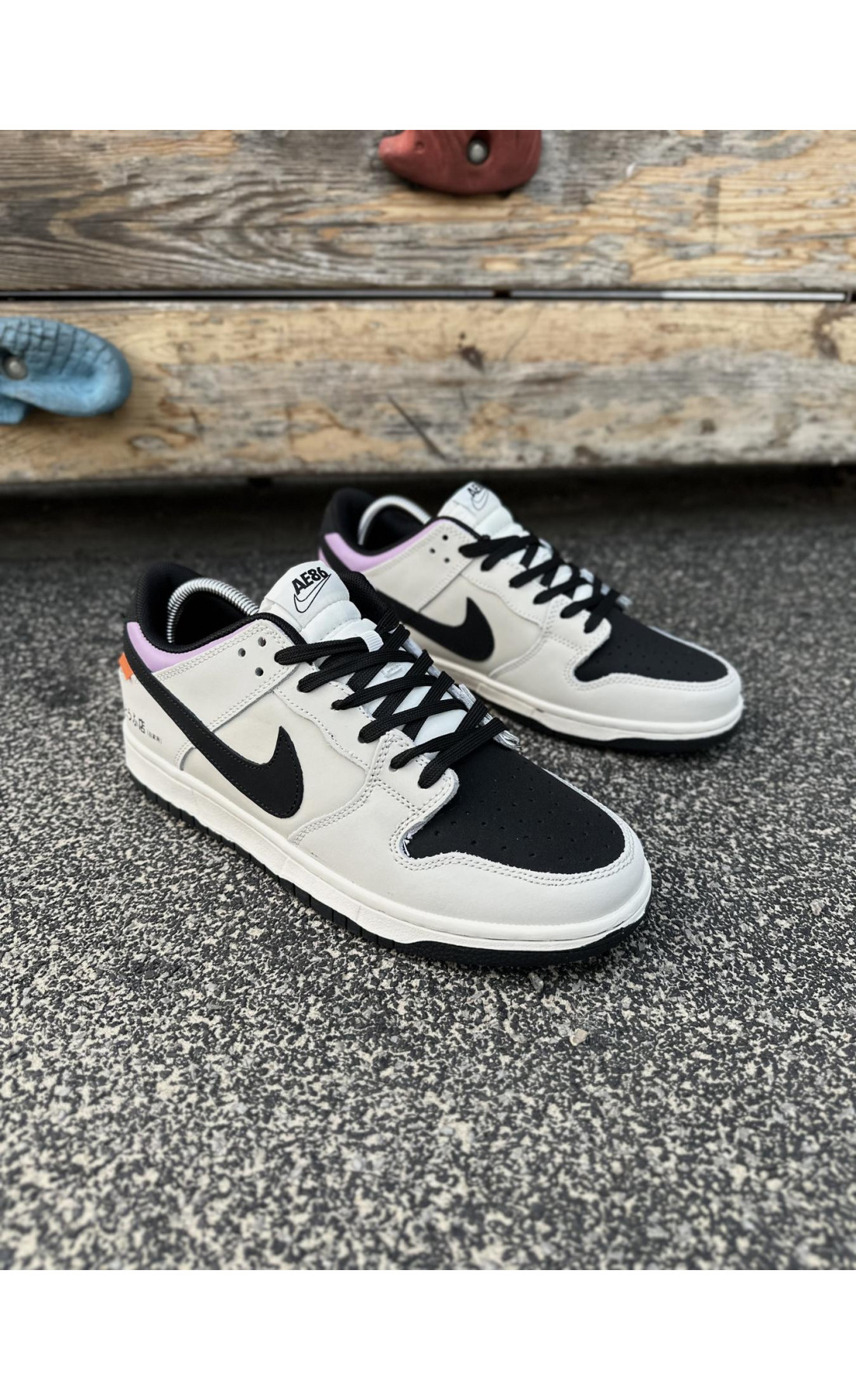 Чоловічі кросівки  Кросівки nike sb dunk (gray & black) (458-32)