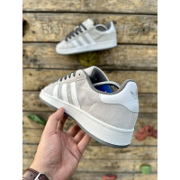 Чоловічі кросівки  Кросівки adidas campus (gray & white) (0815-21)