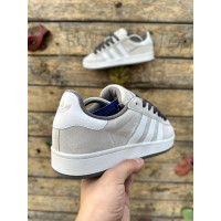 Чоловічі кросівки  Кросівки adidas campus (gray & white) (0815-21)