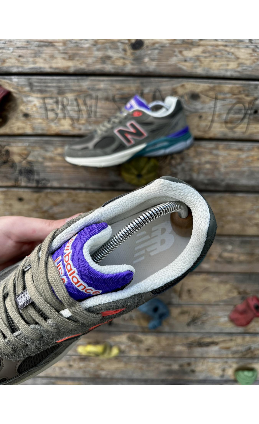 Чоловічі кросівки  Кросівки new balance usa (color & green) (739-19)