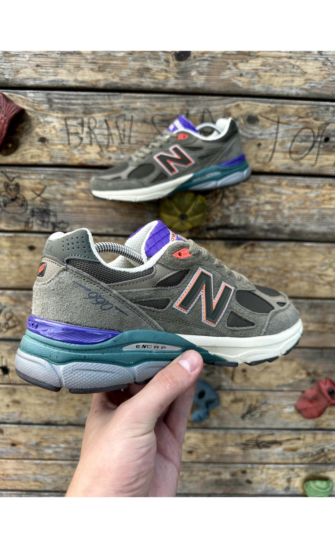 Чоловічі кросівки  Кросівки new balance usa (color & green) (739-19)