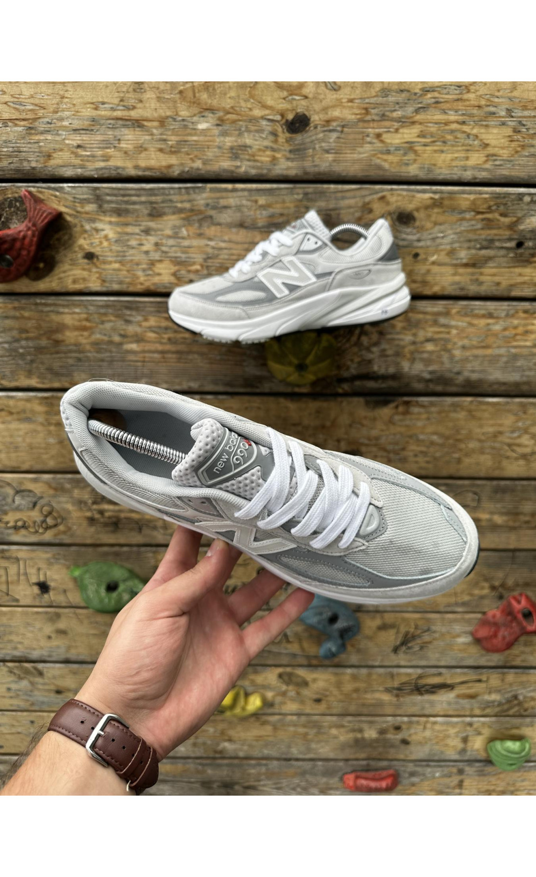 Чоловічі кросівки  Кросівки new balance usa (light gray) (5457-1)