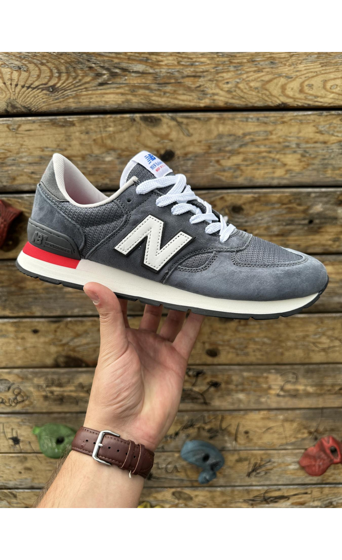 Чоловічі кросівки  Кросівки new balance usa (dark gray) (495-4)
