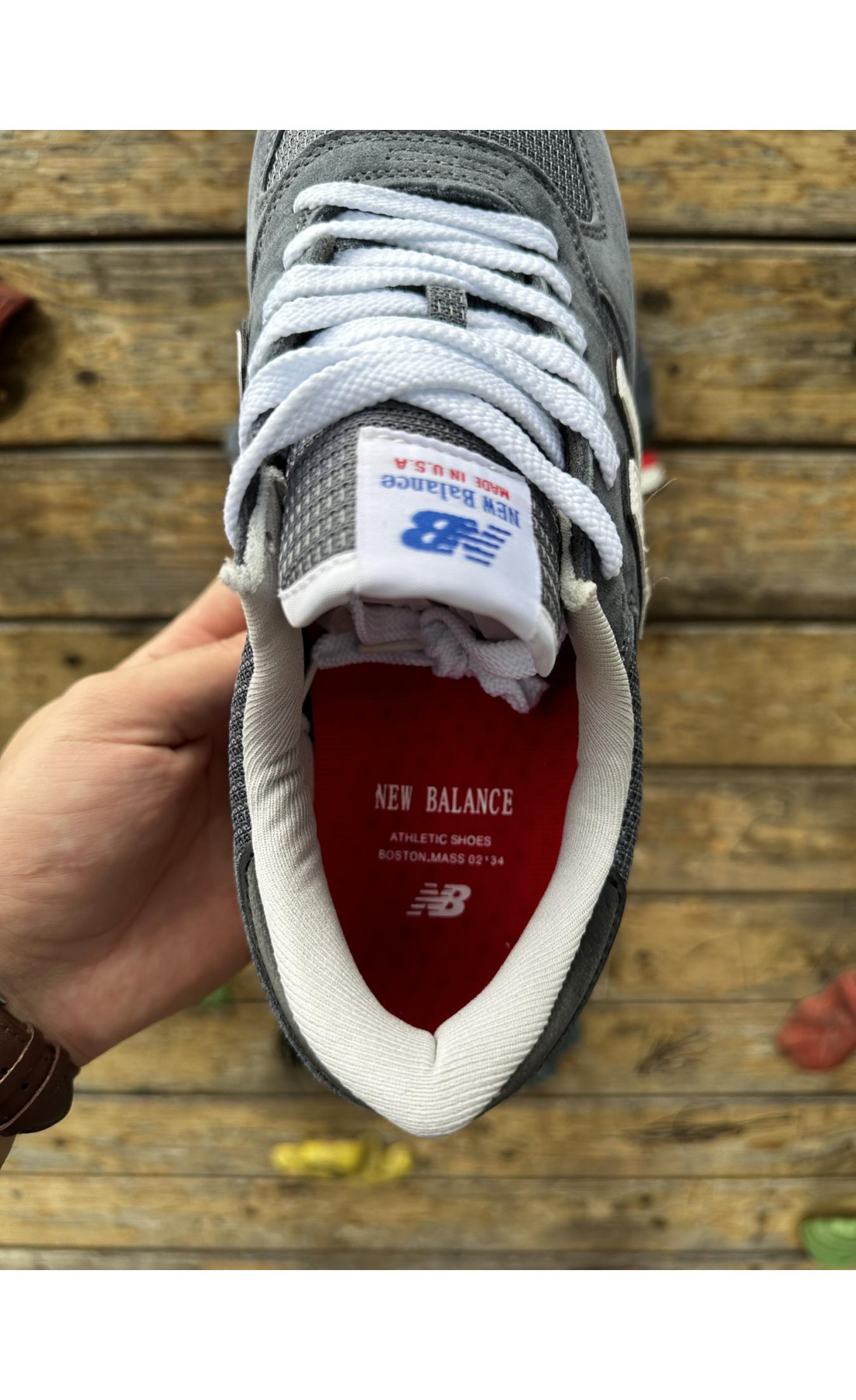 Чоловічі кросівки  Кросівки new balance usa (dark gray) (495-4)