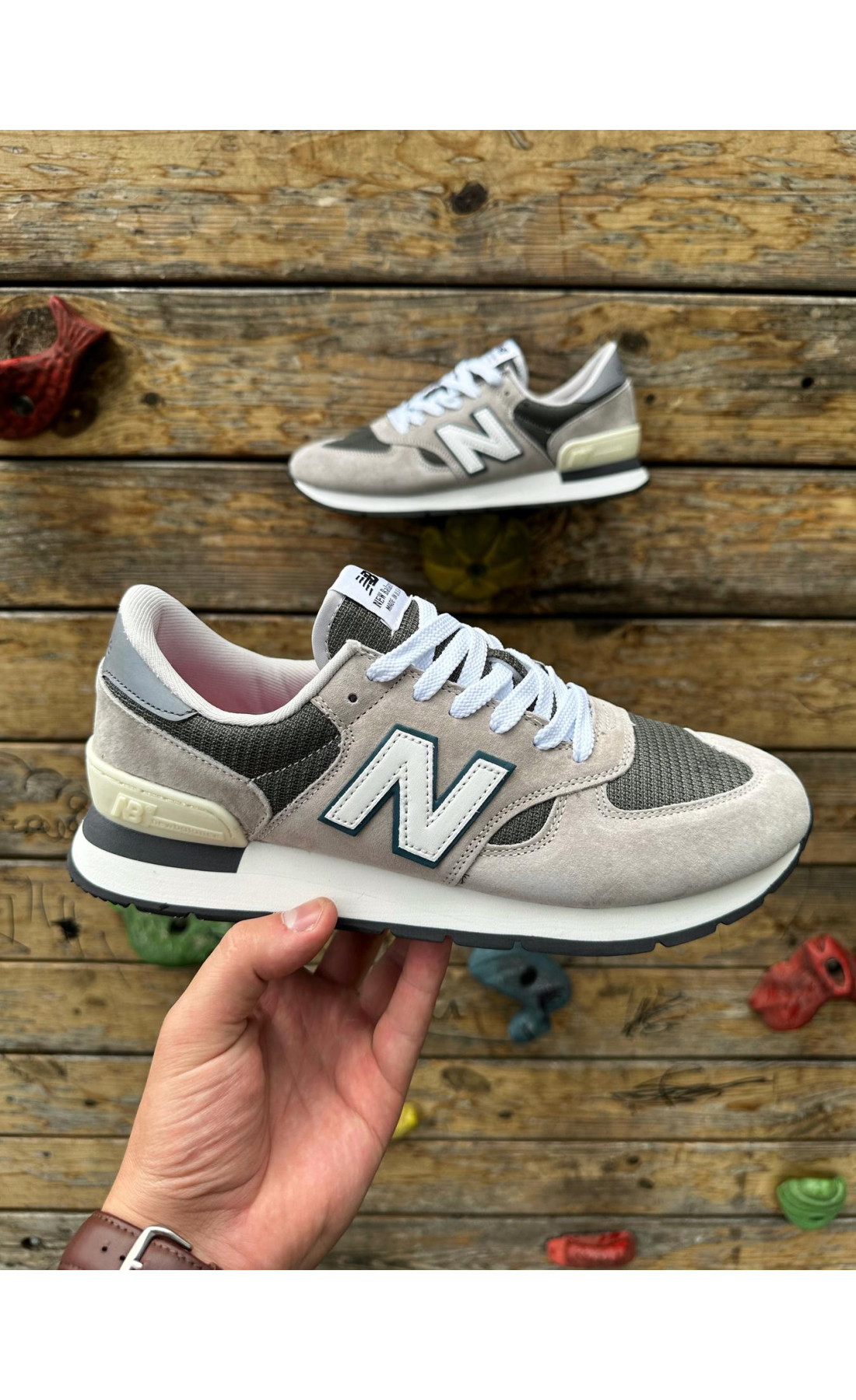 Чоловічі кросівки  Кросівки new balance usa (light gray) (495-8)