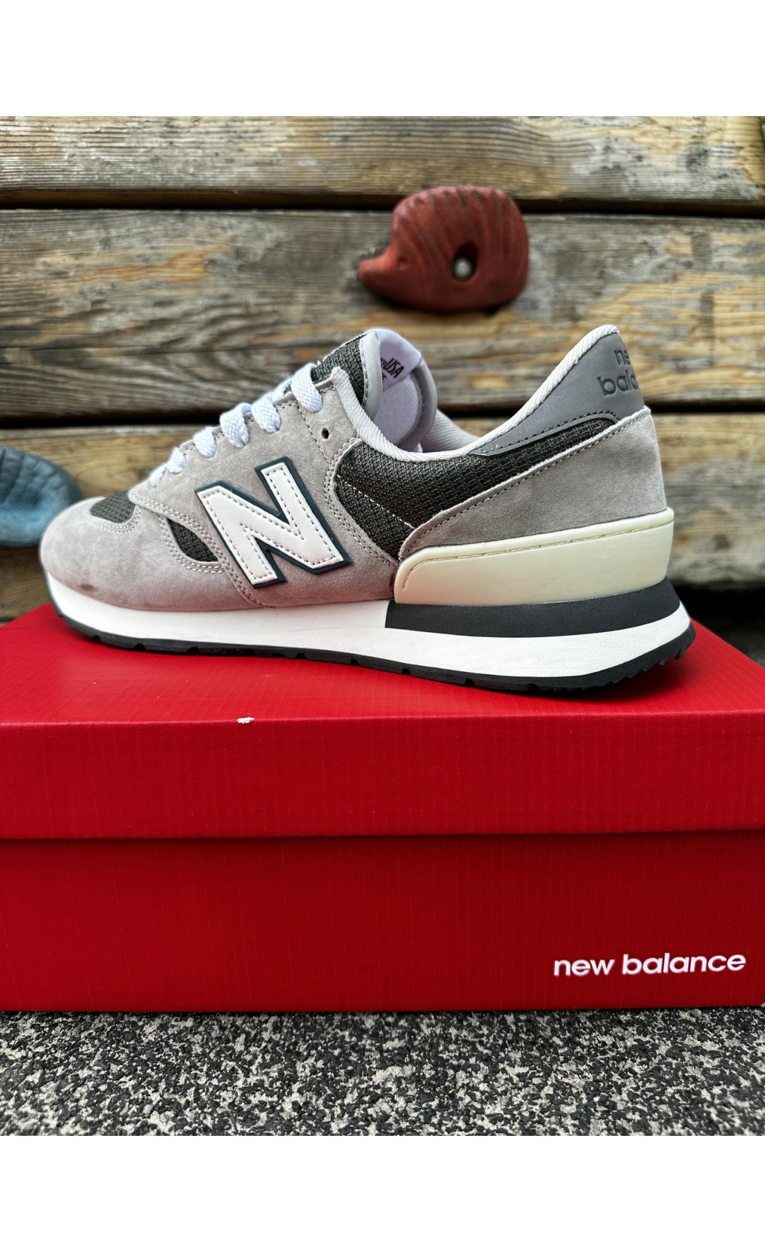 Чоловічі кросівки  Кросівки new balance usa (light gray) (495-8)