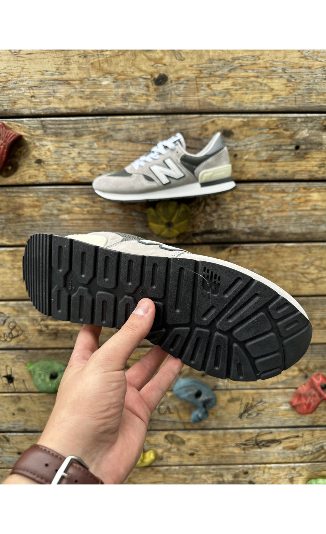 Чоловічі кросівки  Кросівки new balance usa (light gray) (495-8)