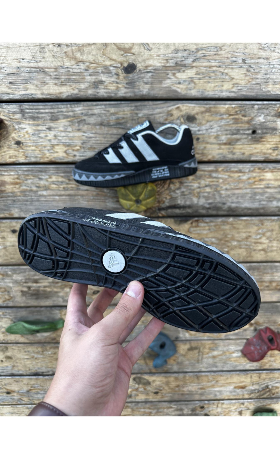 Чоловічі кросівки  Кросівки adidas adimatic neighborhood (balck) (399-3)