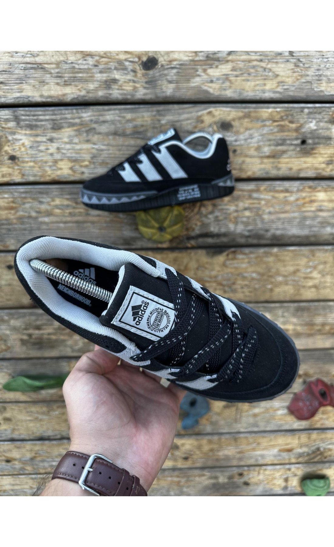Чоловічі кросівки  Кросівки adidas adimatic neighborhood (balck) (399-3)