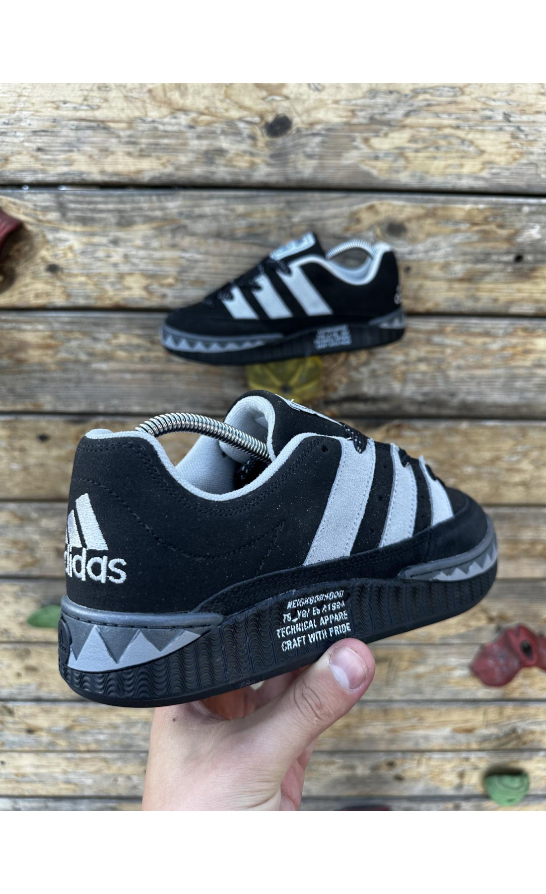 Чоловічі кросівки  Кросівки adidas adimatic neighborhood (balck) (399-3)
