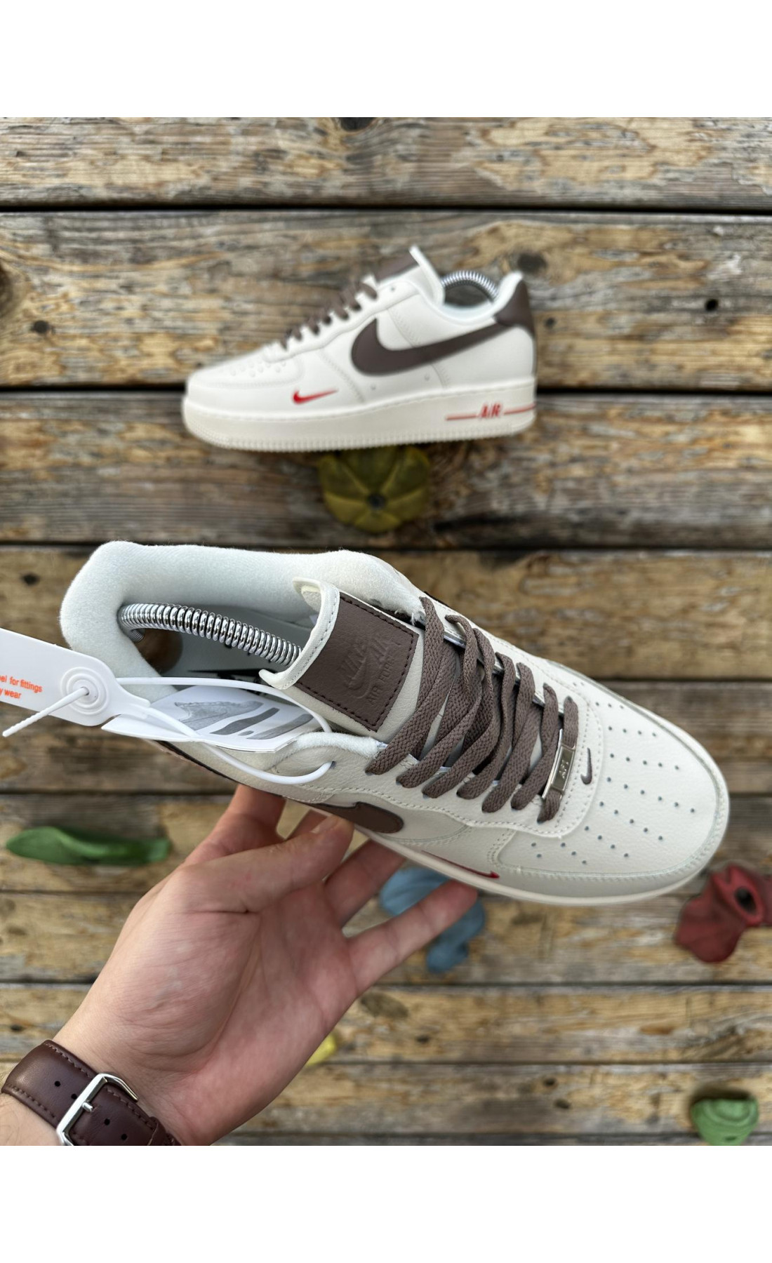 Чоловічі кросівки  Кросівки nike air force low essenti mocco (47-5)