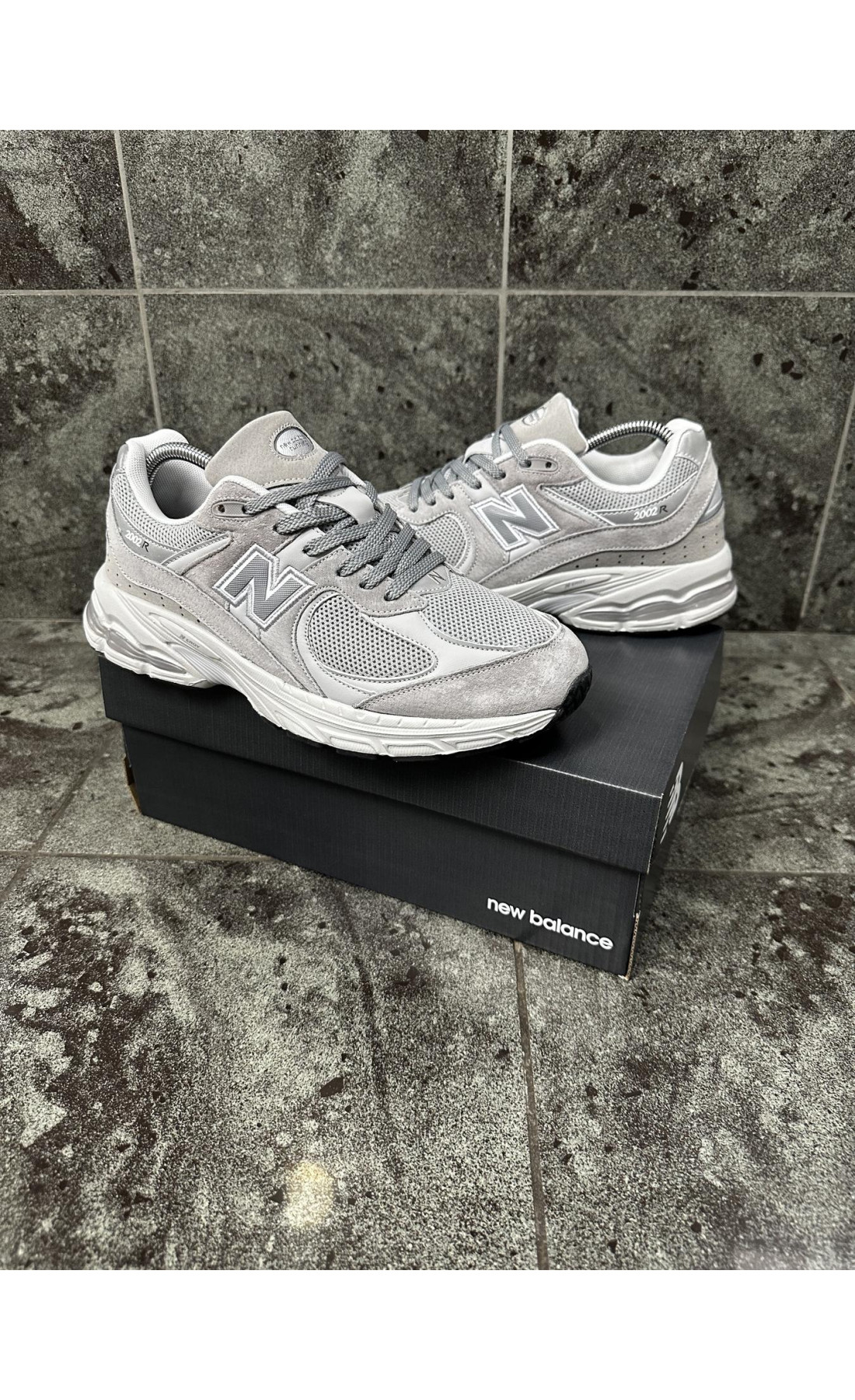 Чоловічі кросівки  Кросівки new balance r (світло сірі) (2002-2)