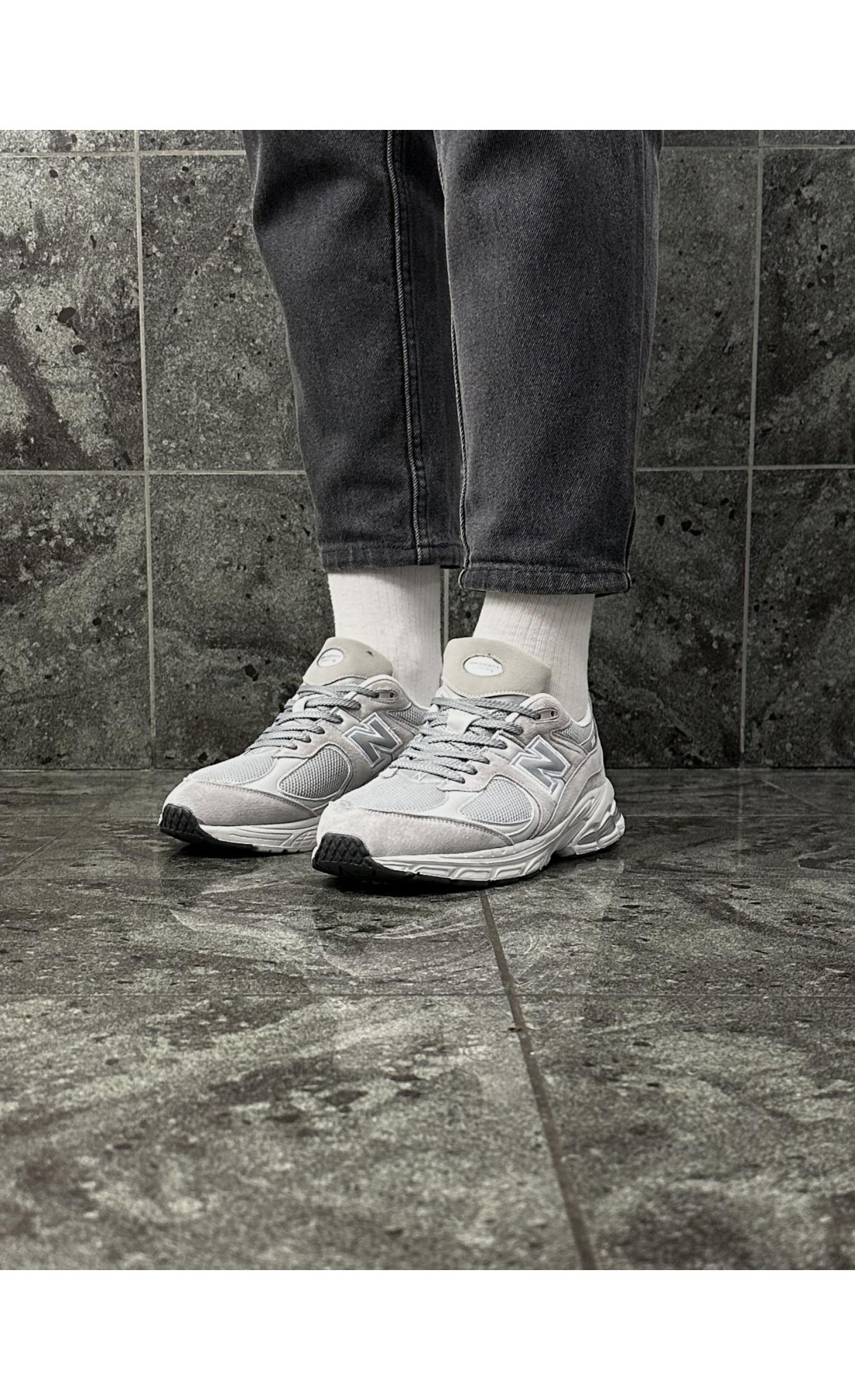 Чоловічі кросівки  Кросівки new balance r (світло сірі) (2002-2)