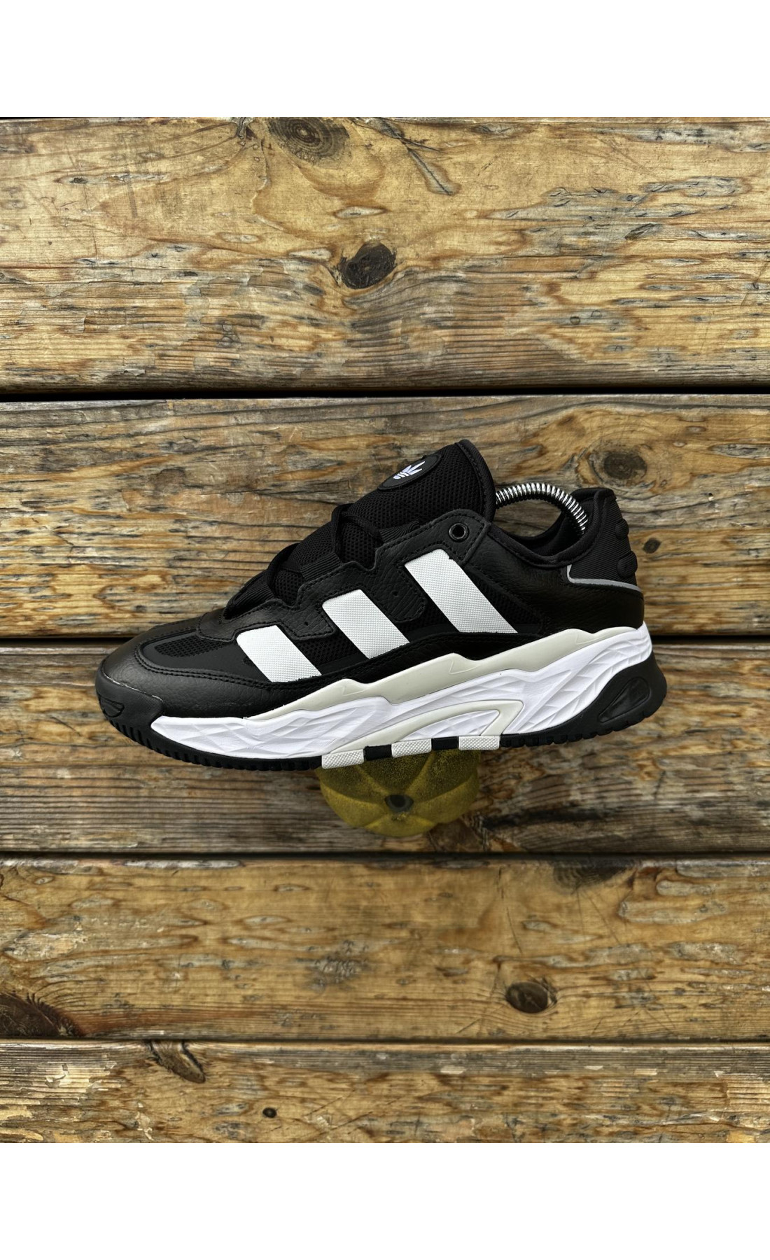 Чоловічі кросівки  Кросівки adidas niteball, тoп якість (black) (4015-7)