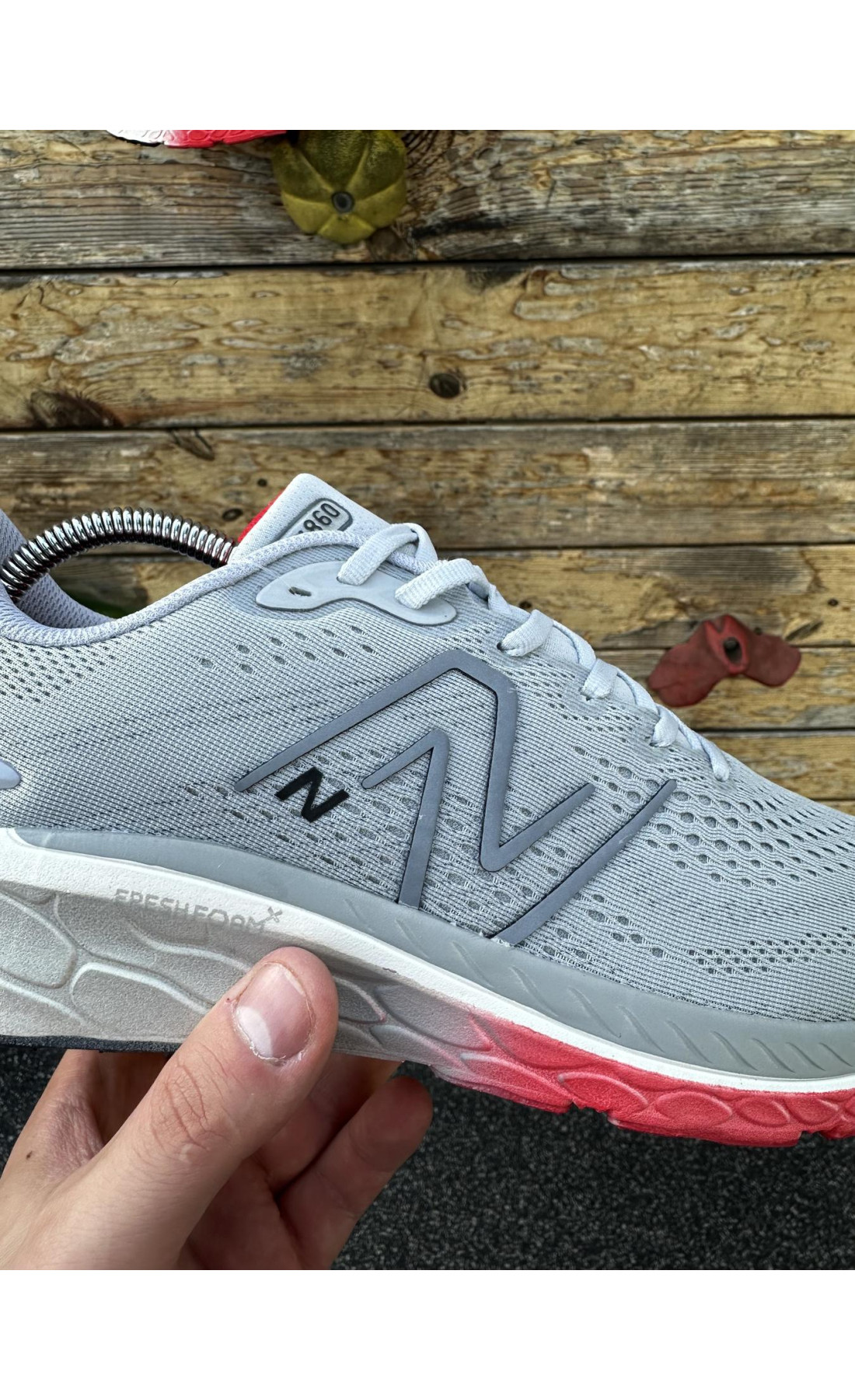 Чоловічі кросівки  Кросівки new balance fresh foam (світло сірі) (636-3)