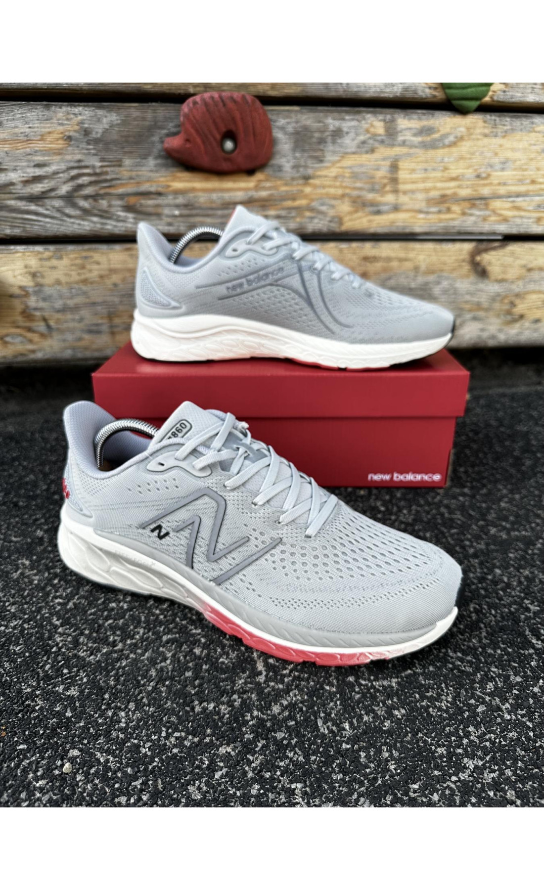 Чоловічі кросівки  Кросівки new balance fresh foam (світло сірі) (636-3)
