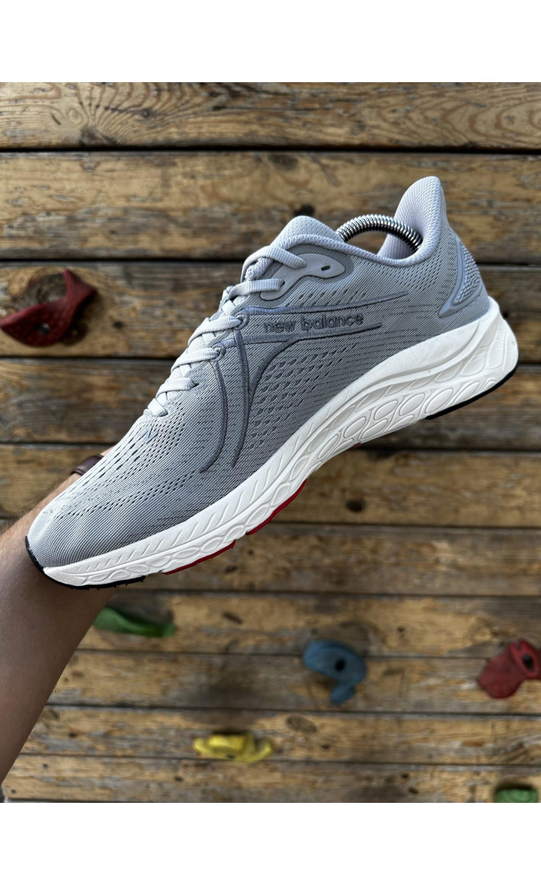 Чоловічі кросівки  Кросівки new balance fresh foam (світло сірі) (636-3)