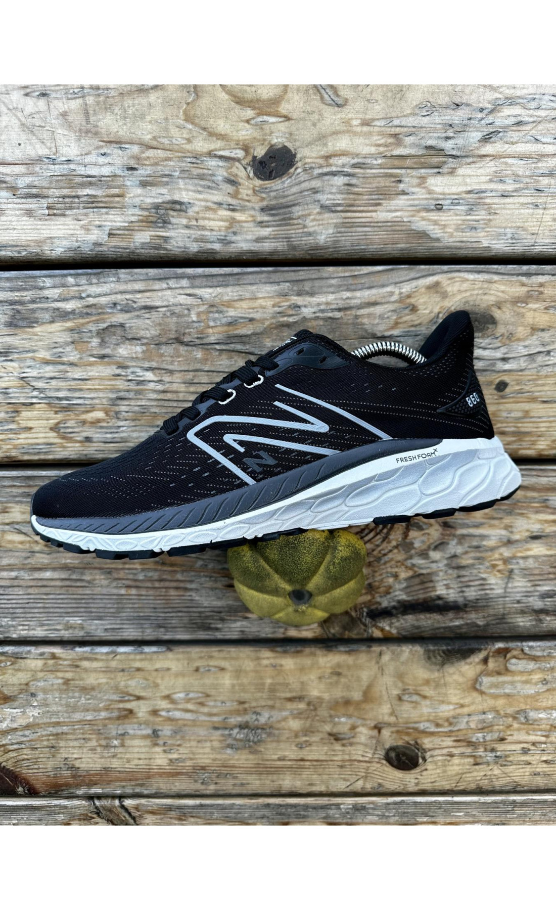 Чоловічі кросівки  Кросівки new balance fresh foam (black white) (3181-2)