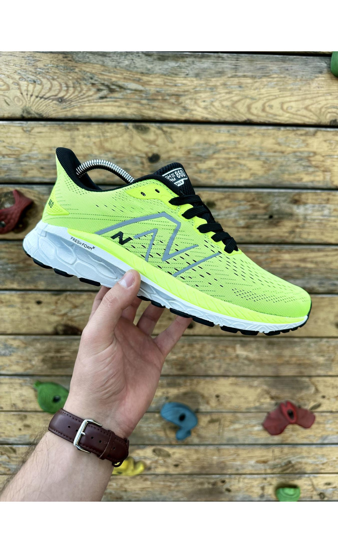 Чоловічі кросівки  Кросівки new balance fresh foam (light green) (3181-5)