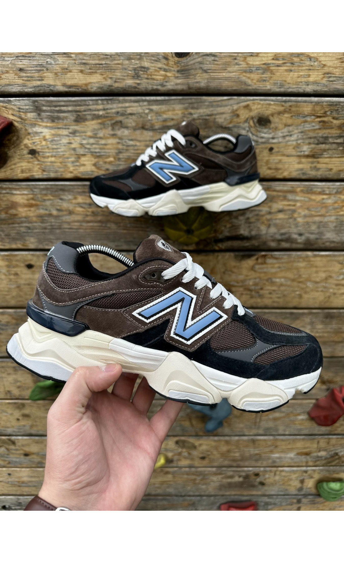 Чоловічі кросівки  Кросівки new balance brown (ліцензія) (821-1)