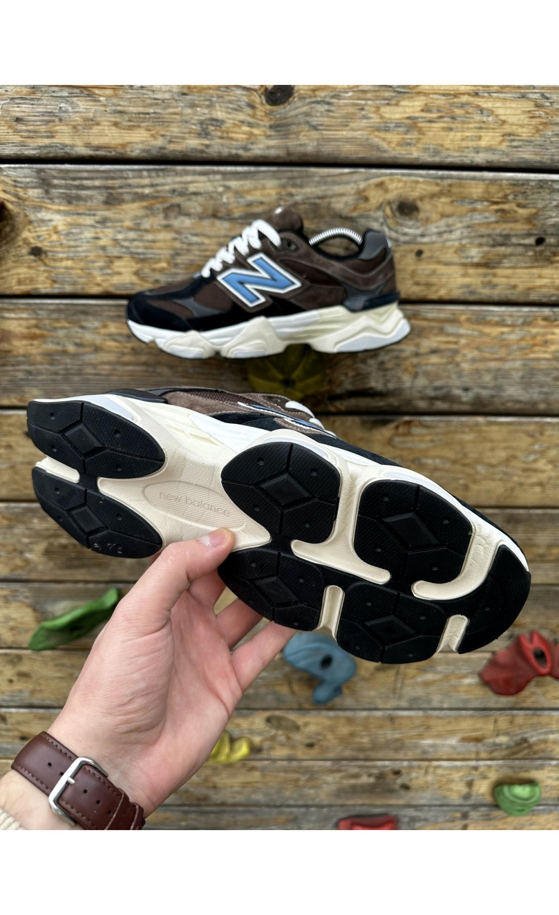 Чоловічі кросівки  Кросівки new balance brown (ліцензія) (821-1)